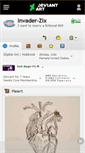 Mobile Screenshot of invader-zix.deviantart.com