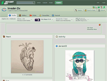 Tablet Screenshot of invader-zix.deviantart.com