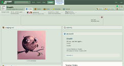 Desktop Screenshot of draakh.deviantart.com
