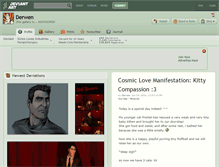 Tablet Screenshot of derwen.deviantart.com