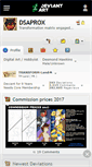 Mobile Screenshot of dsaprox.deviantart.com