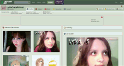 Desktop Screenshot of lydiagracepalmer.deviantart.com