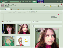 Tablet Screenshot of lydiagracepalmer.deviantart.com