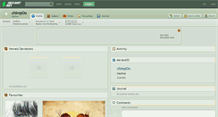 Desktop Screenshot of chimpoo.deviantart.com