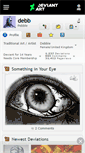 Mobile Screenshot of debb.deviantart.com