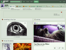 Tablet Screenshot of debb.deviantart.com