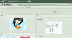 Desktop Screenshot of girlofgore.deviantart.com