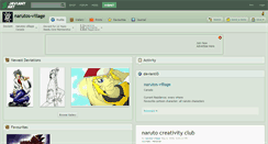Desktop Screenshot of narutos-village.deviantart.com