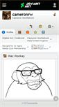 Mobile Screenshot of cameronrw.deviantart.com