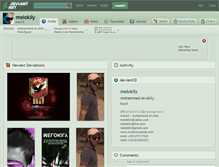 Tablet Screenshot of melokily.deviantart.com