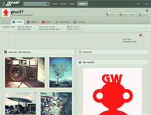 Tablet Screenshot of ginux57.deviantart.com