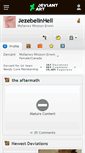 Mobile Screenshot of jezebelinhell.deviantart.com