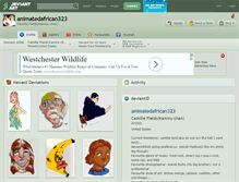 Tablet Screenshot of animatedafrican323.deviantart.com