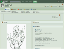 Tablet Screenshot of danielpuch.deviantart.com