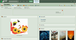 Desktop Screenshot of donnabot.deviantart.com