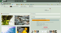 Desktop Screenshot of husky-pup-lover.deviantart.com