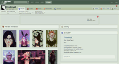Desktop Screenshot of frostmuse.deviantart.com