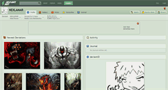 Desktop Screenshot of nexlamar.deviantart.com