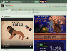 Tablet Screenshot of lost09.deviantart.com