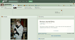 Desktop Screenshot of ladynorbert.deviantart.com