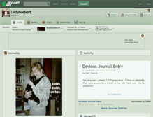 Tablet Screenshot of ladynorbert.deviantart.com