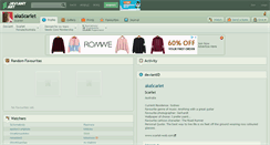 Desktop Screenshot of akascarlet.deviantart.com