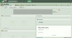 Desktop Screenshot of da-milita.deviantart.com