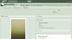 Desktop Screenshot of handful-of-pebbles.deviantart.com