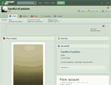 Tablet Screenshot of handful-of-pebbles.deviantart.com