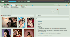 Desktop Screenshot of elixirblack.deviantart.com
