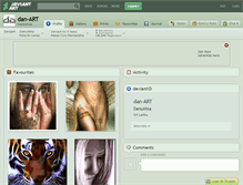 Tablet Screenshot of dan-art.deviantart.com