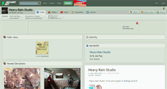 Desktop Screenshot of heavy-rain-studio.deviantart.com