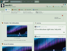 Tablet Screenshot of jason9811.deviantart.com