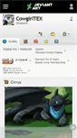 Mobile Screenshot of cowgirltex.deviantart.com