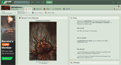 Desktop Screenshot of darkdraws.deviantart.com