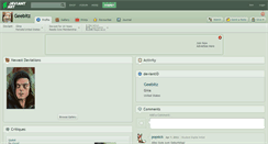 Desktop Screenshot of geebitz.deviantart.com