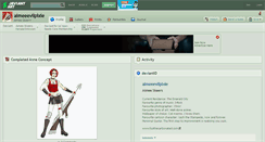 Desktop Screenshot of aimeeevilpixie.deviantart.com