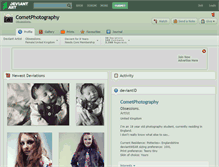 Tablet Screenshot of cometphotography.deviantart.com