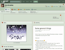 Tablet Screenshot of nico-brushes.deviantart.com