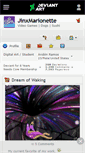 Mobile Screenshot of jinxmarionette.deviantart.com