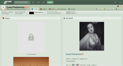 Desktop Screenshot of eyesinthedark666.deviantart.com