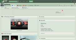 Desktop Screenshot of darthacey.deviantart.com