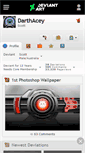 Mobile Screenshot of darthacey.deviantart.com