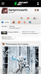 Mobile Screenshot of darkprincess92.deviantart.com