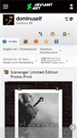 Mobile Screenshot of dominuself.deviantart.com