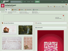 Tablet Screenshot of mohad-alriyami.deviantart.com