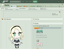 Tablet Screenshot of naomz.deviantart.com