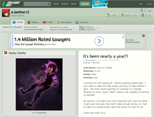 Tablet Screenshot of ajanime12.deviantart.com