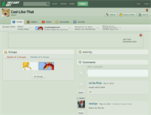 Tablet Screenshot of cool-like-that.deviantart.com