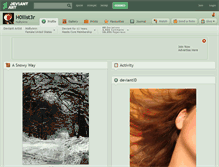 Tablet Screenshot of h0llist3r.deviantart.com